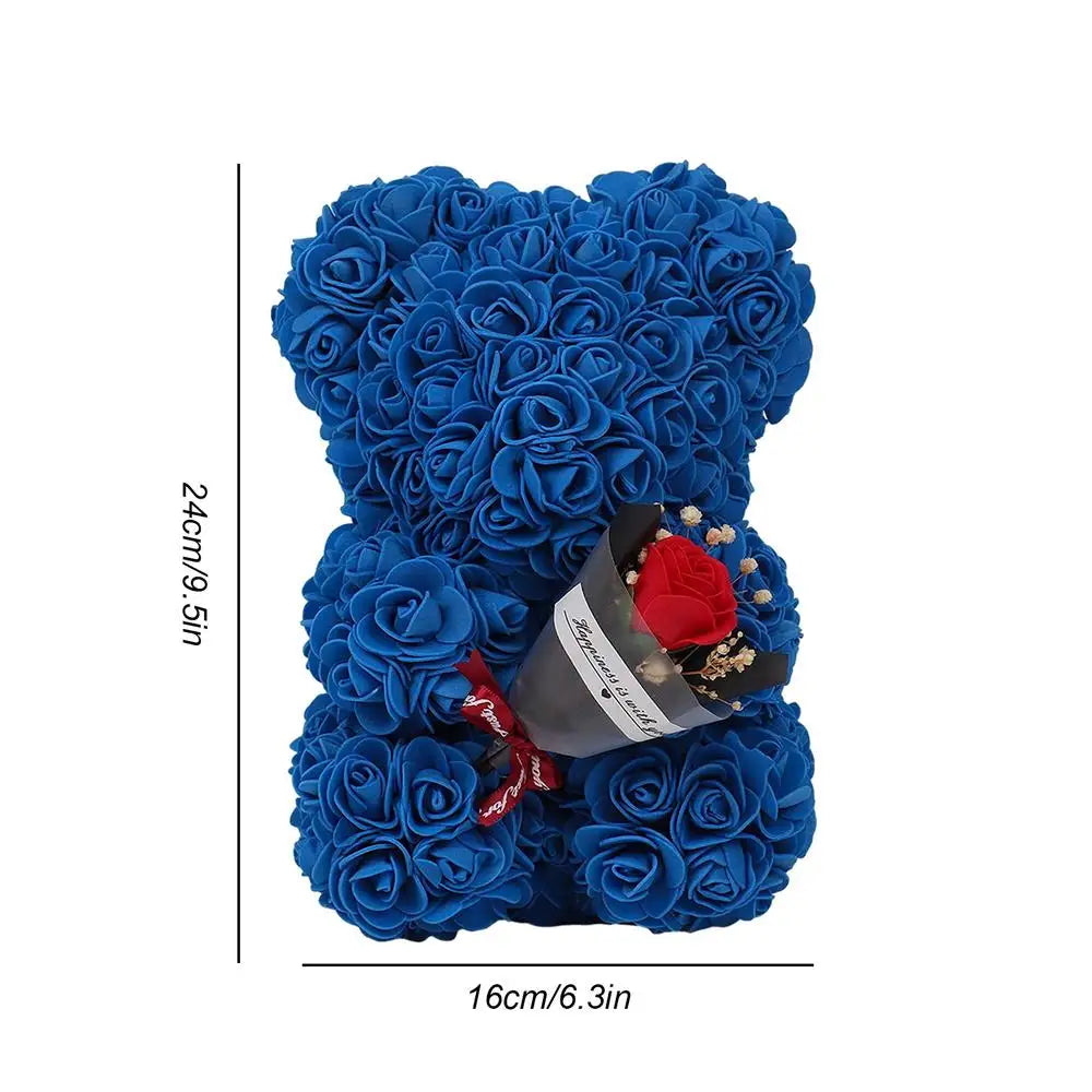 Fleur | Romantischer Teddybär aus Rosen