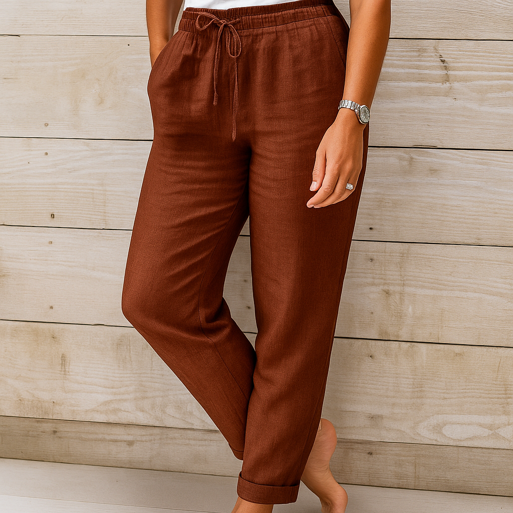 Nora | Stilvolle Leinen Damenhose