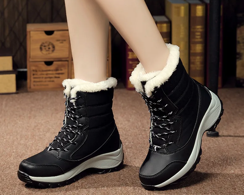 Lia - Hochwertige Damenstiefel Plüsch