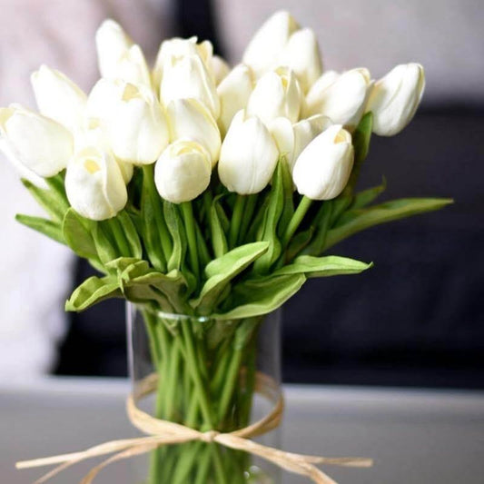 10-teiliges Set Kunstblumen Tulpen