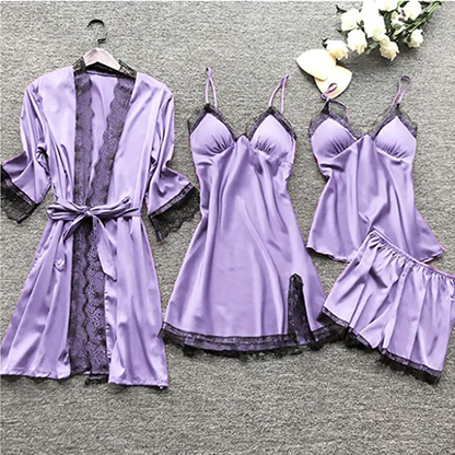 Aida Luxus-Pyjama-Set | Eleganz und Komfort für traumhaften Schlaf