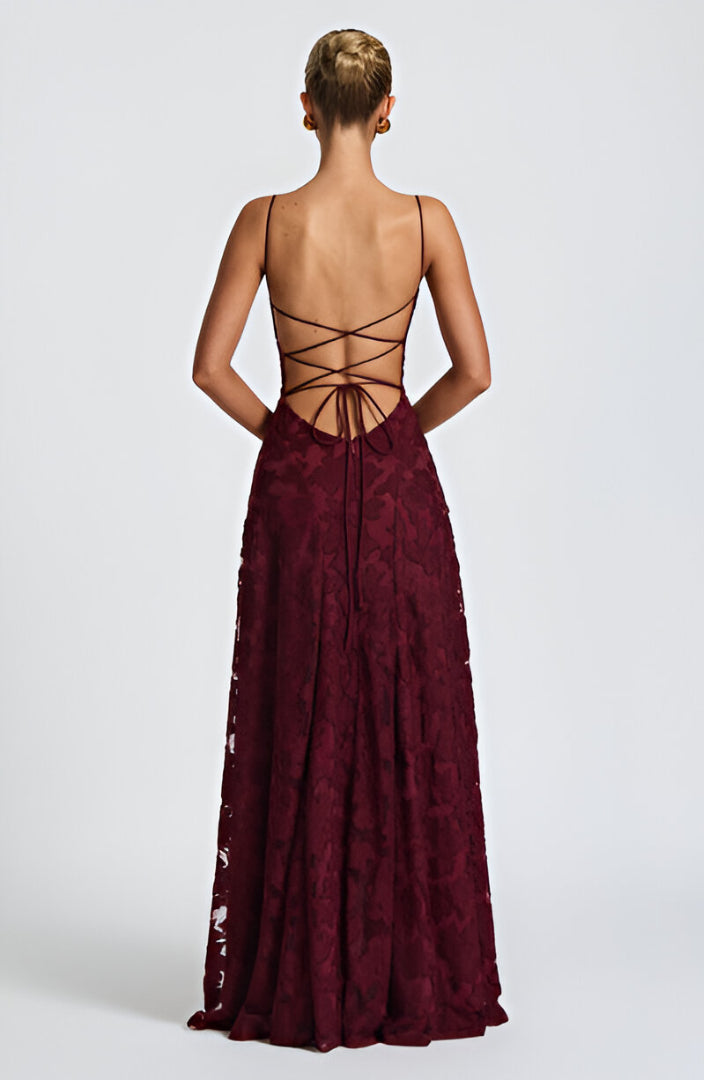 Francisa | Maxikleid mit Spitzen-Corsage