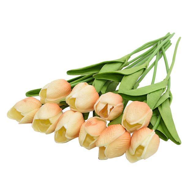 10-teiliges Set Kunstblumen Tulpen
