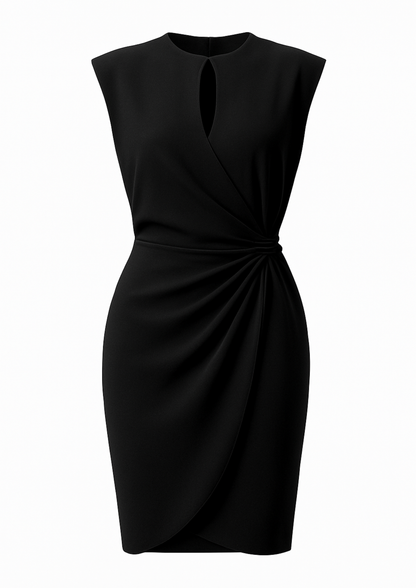 Mirabel Zeitloses Elegantes Kleid | Schwarz