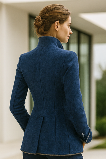 Valerie | Hochkragen-Cashmere-Cardigan