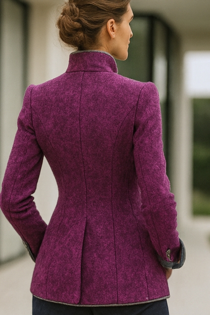 Valerie | Hochkragen-Cashmere-Cardigan