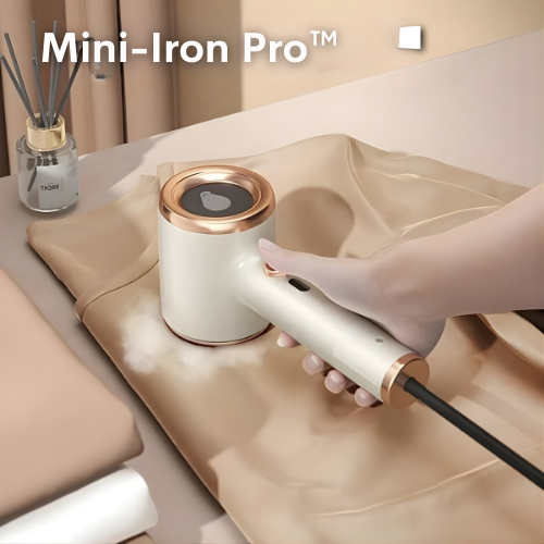 Mini-Iron Pro™ – Mühelos faltenfreie Kleidung überall