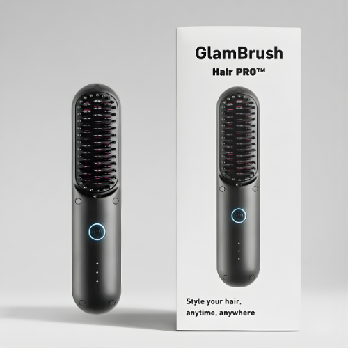 GlamBrush Pro™ - Glatt, Sleek und Stylisch in Minuten