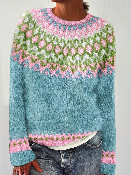 isländischer Stil mit geometrischem Muster