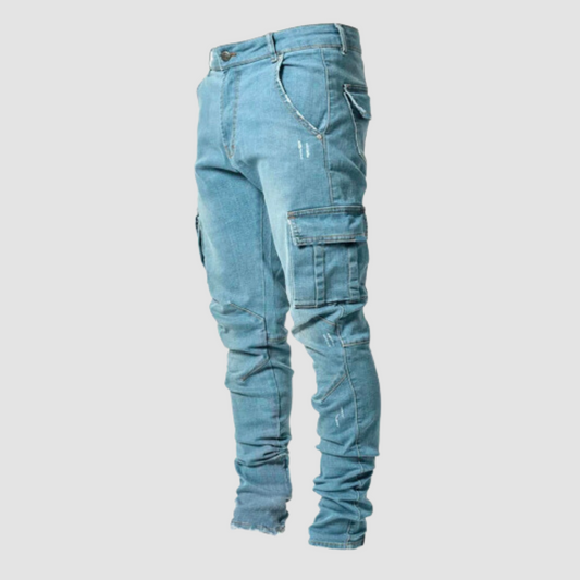 Delmer FlexiFit | Ultra-bequeme Cargo-Jeans für lässigen Stil