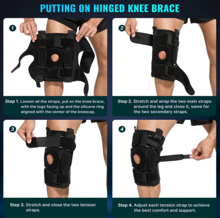 Flexor | Anpassbare Scharnier-Kniebandage für Meniskusschaden