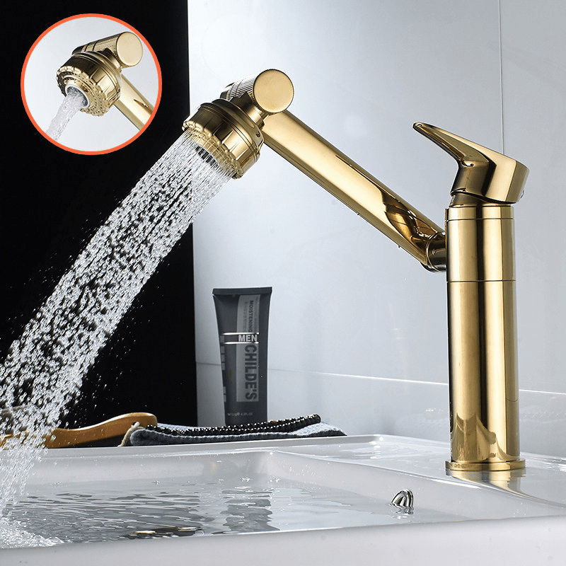 Flexibler Wasserhahn mit Sprühfunktion