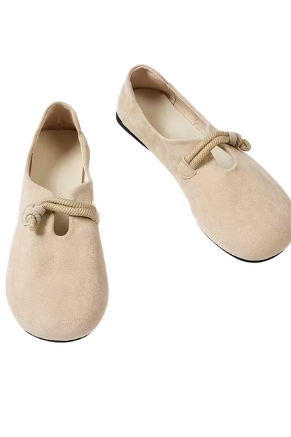 Beige Marjorie Bequeme Slip-On Shoes