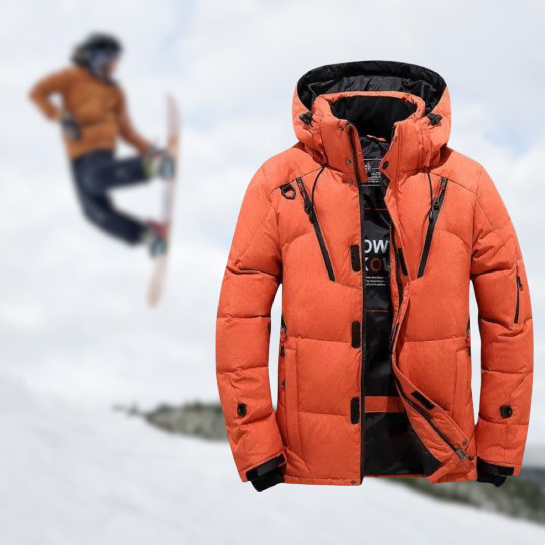 Goose Adventure Parka | Premium Herren-Winterjacke mit herausnehmbarer Kapuze für ultimative Outdoor-Erlebnisse