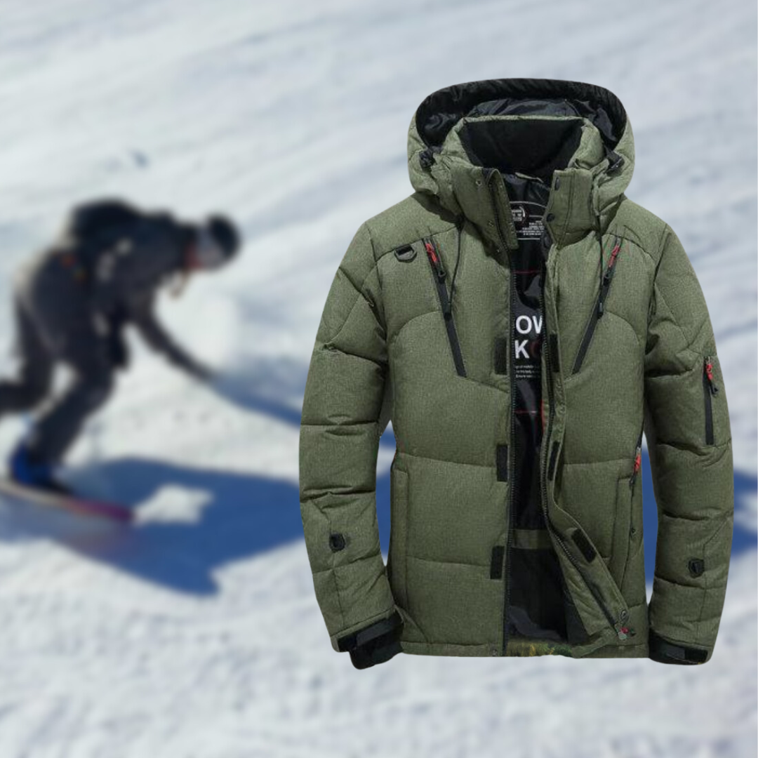 Goose Adventure Parka | Premium Herren-Winterjacke mit herausnehmbarer Kapuze für ultimative Outdoor-Erlebnisse