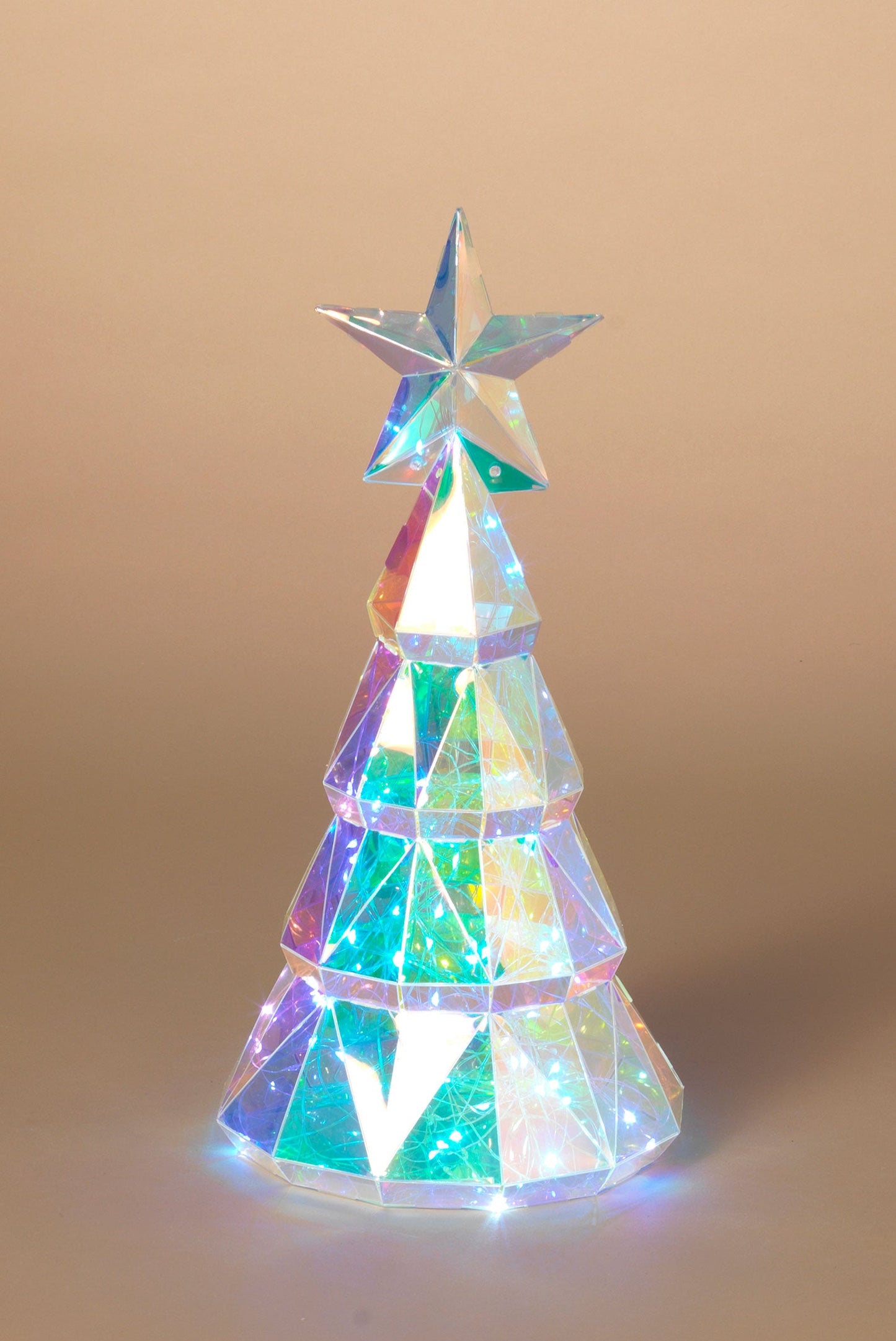 Lichterzauber | 3D Holographischer Weihnachtsbaum mit Fernbedienung und USB-Betrieb