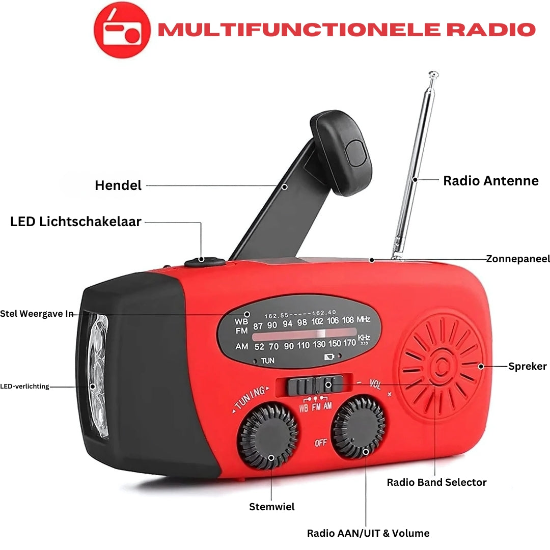 Radiosol | Ultimative Notfallradio mit Powerbank & SOS-Funktion