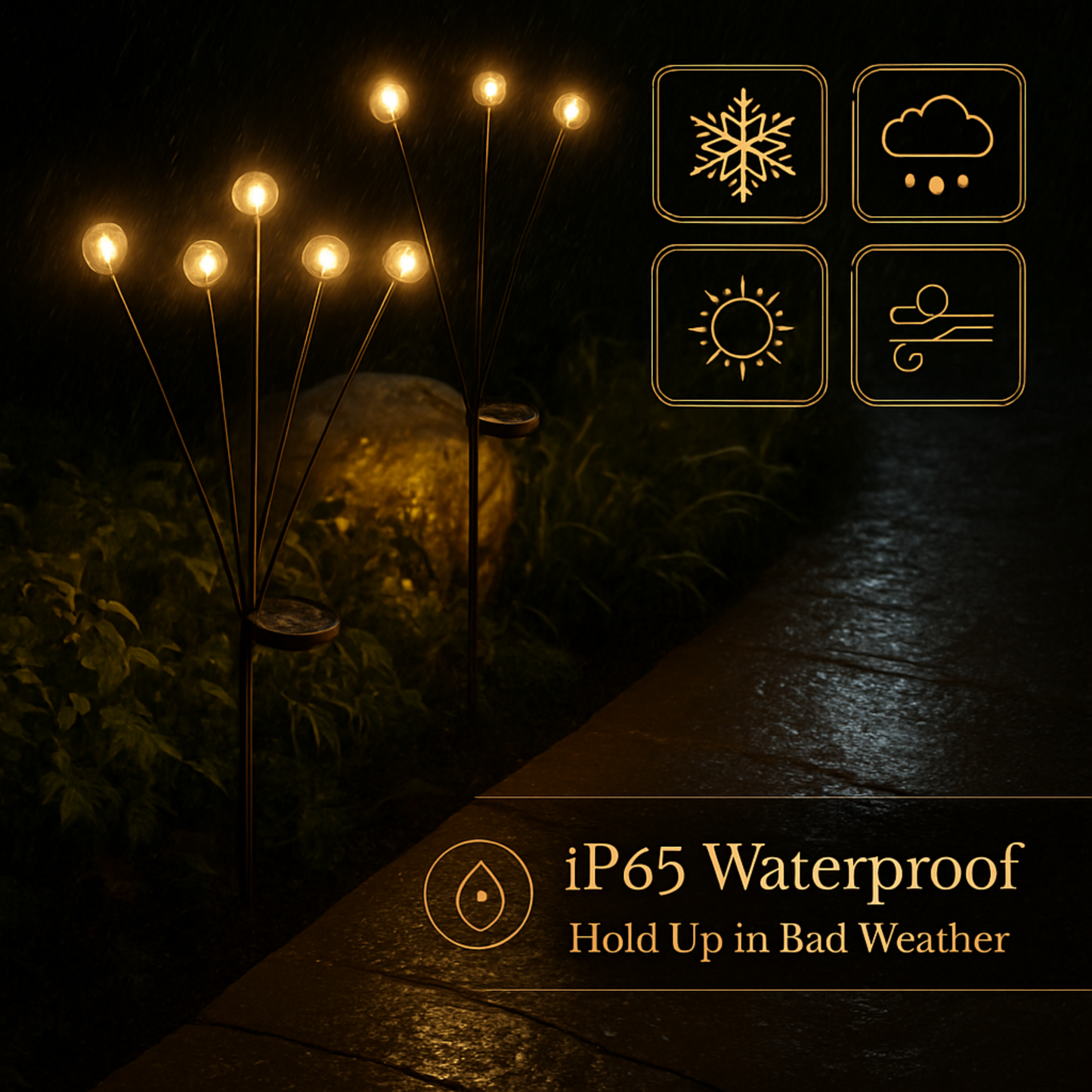 LumiFire™ Solar Glühwürmchen Gartenlichter