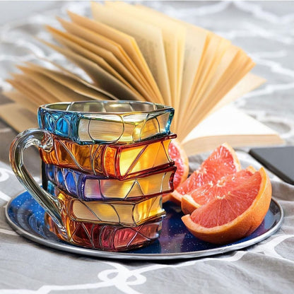 Original Handgefertigte 3D Leseglück-Tasse