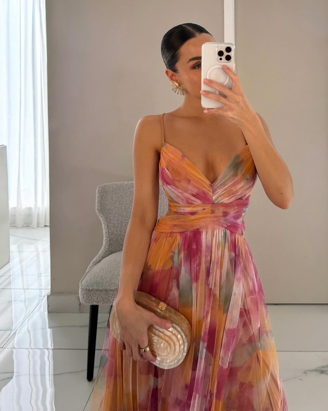 Giselle | Wunderschönes Maxikleid mit Floralprint