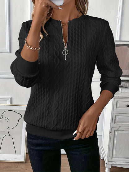 Evi | Pullover mit Reißverschluss