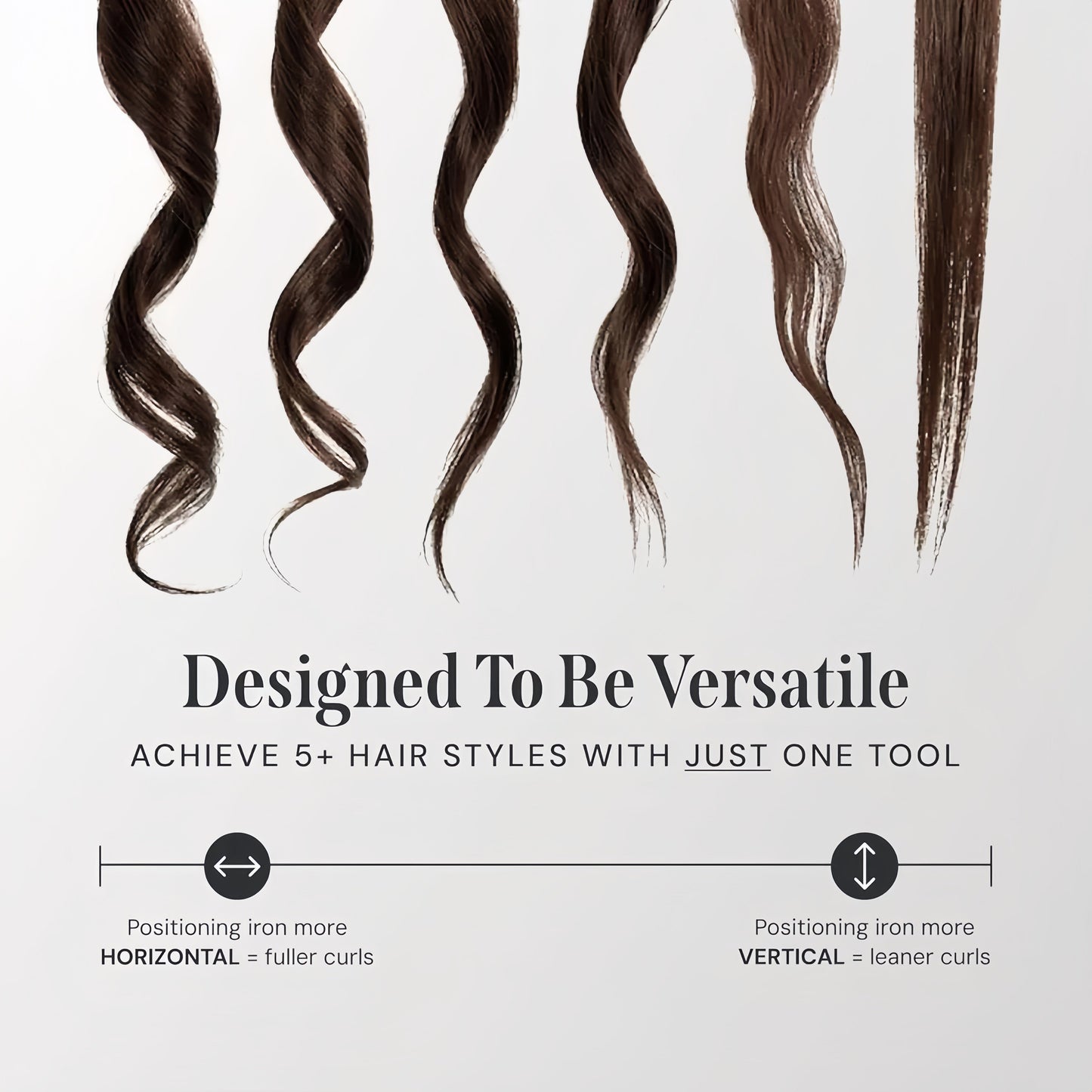 Venusto 2-in-1 Haarglätter & Lockenstab