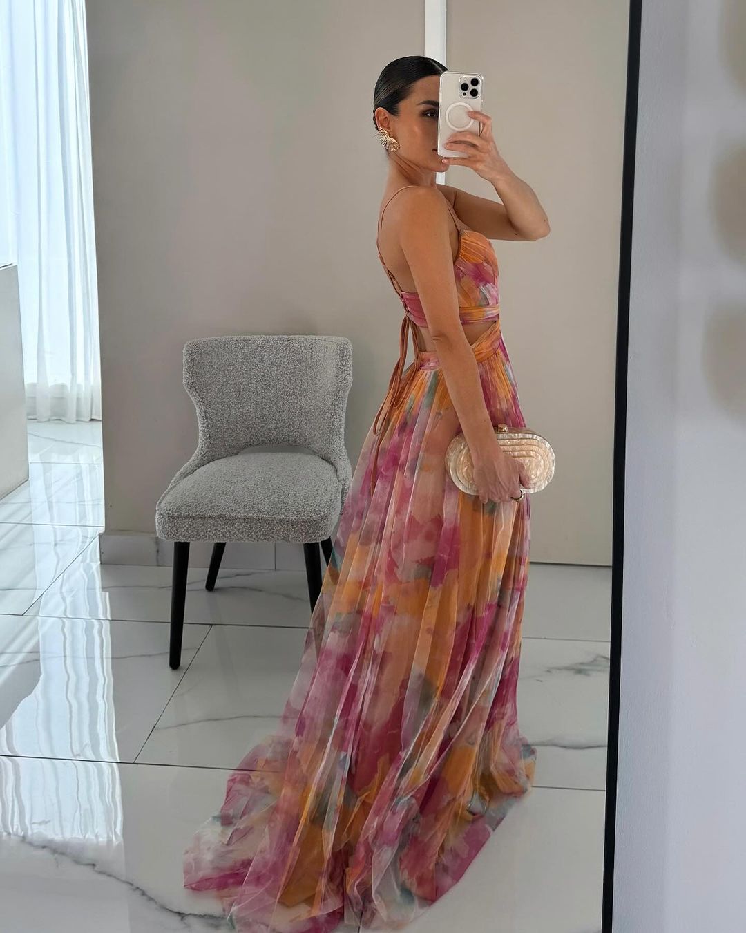 Giselle | Wunderschönes Maxikleid mit Floralprint