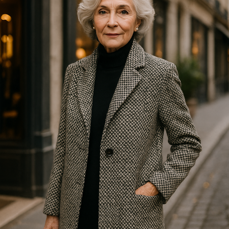 Audrey | Midi Langmantel