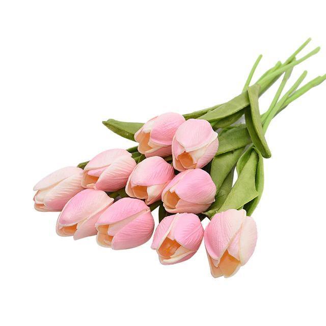 10-teiliges Set Kunstblumen Tulpen