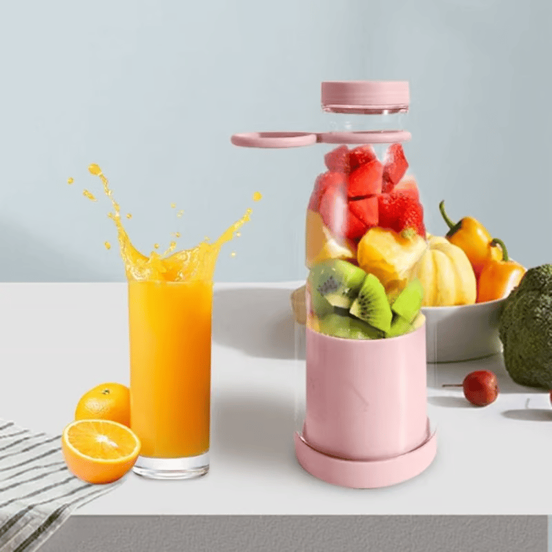 BlendMate Tragbarer Mixer - 2-in-1 Smoothie Maker & Flasche Frische Getränke Unterwegs - 50% RABATT