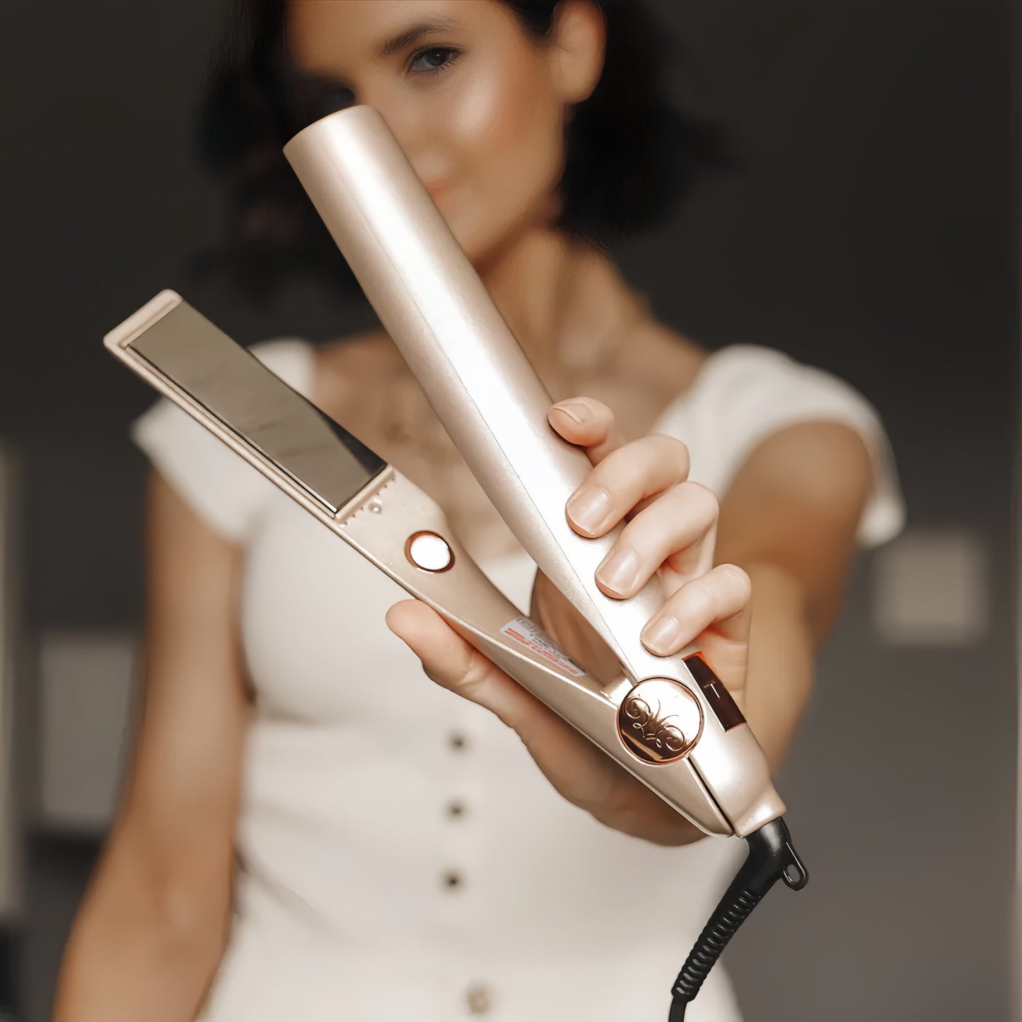 Venusto 2-in-1 Haarglätter & Lockenstab