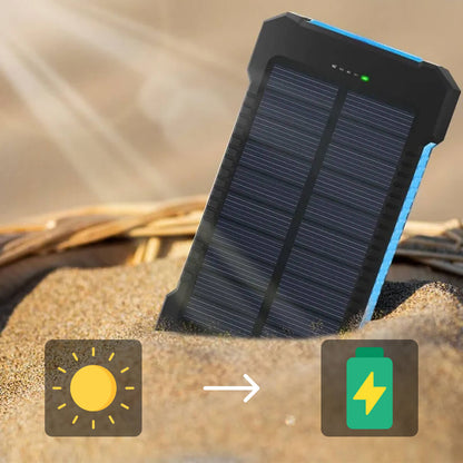 Solaris | 20000mAh Wasserdichte Powerbank mit Solartechnologie