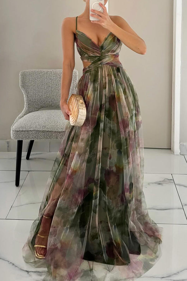 Giselle | Wunderschönes Maxikleid mit Floralprint