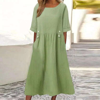 Lucrezia | Stilvolles, Luftiges Midikleid für Jede Gelegenheit
