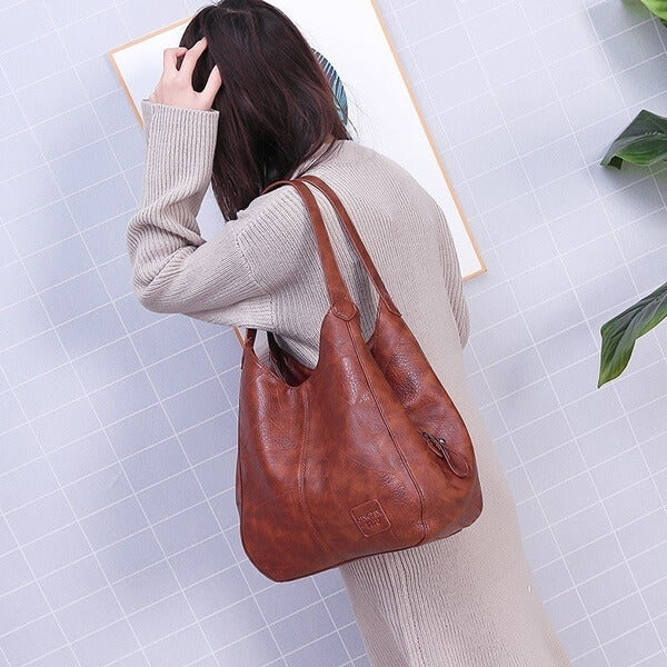 Mirabelle | Stilvolle große Ledertasche für jeden Tag