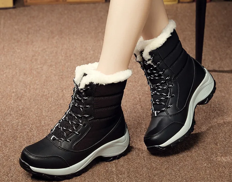 Lia - Hochwertige Damenstiefel Plüsch