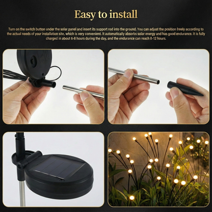 LumiFire™ Solar Glühwürmchen Gartenlichter