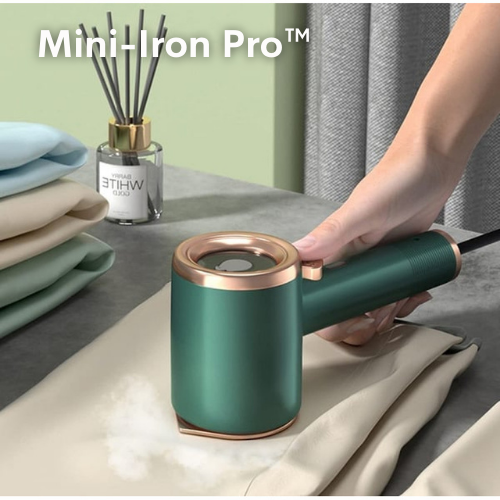 Mini-Iron Pro™ – Mühelos faltenfreie Kleidung überall
