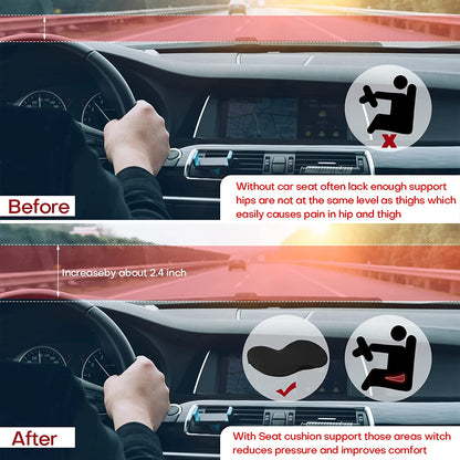 Montfort | Ergonomisches Autofahrer-Sitzkissen