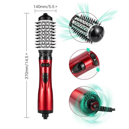 LuxeWave™ - Professionelle Styling-Haartrocknerbürste (45% RABATT)