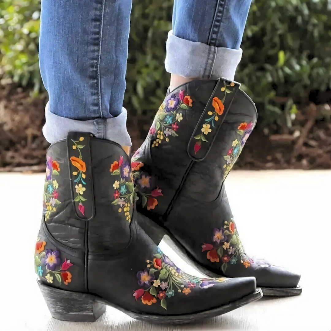 Wetterfeste Cowgirl-Stiefel - Carlyn