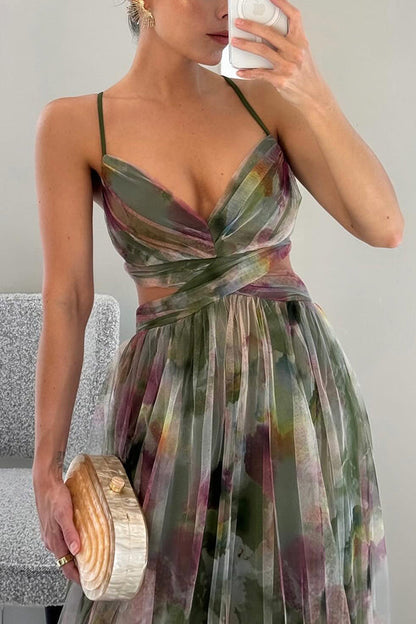 Giselle | Wunderschönes Maxikleid mit Floralprint