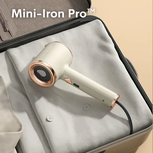 Mini-Iron Pro™ – Mühelos faltenfreie Kleidung überall