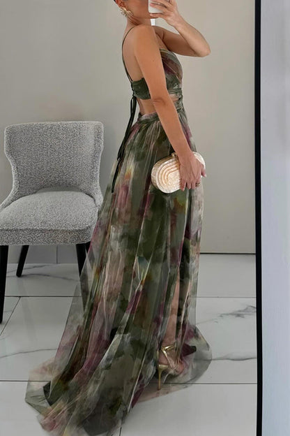 Giselle | Wunderschönes Maxikleid mit Floralprint