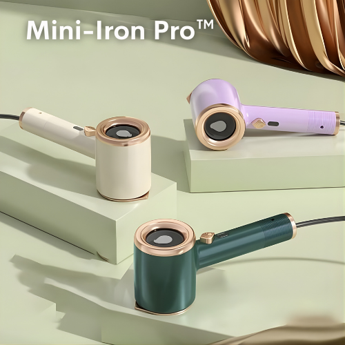 Mini-Iron Pro™ – Mühelos faltenfreie Kleidung überall