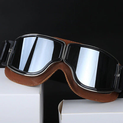 Vintage Motorbrille | Stilvoller Schutz für jede Fahrt
