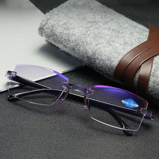 Floretta | Stilvolle multifokale Lesebrille mit blauem Lichtschutz und hohem Tragekomfort