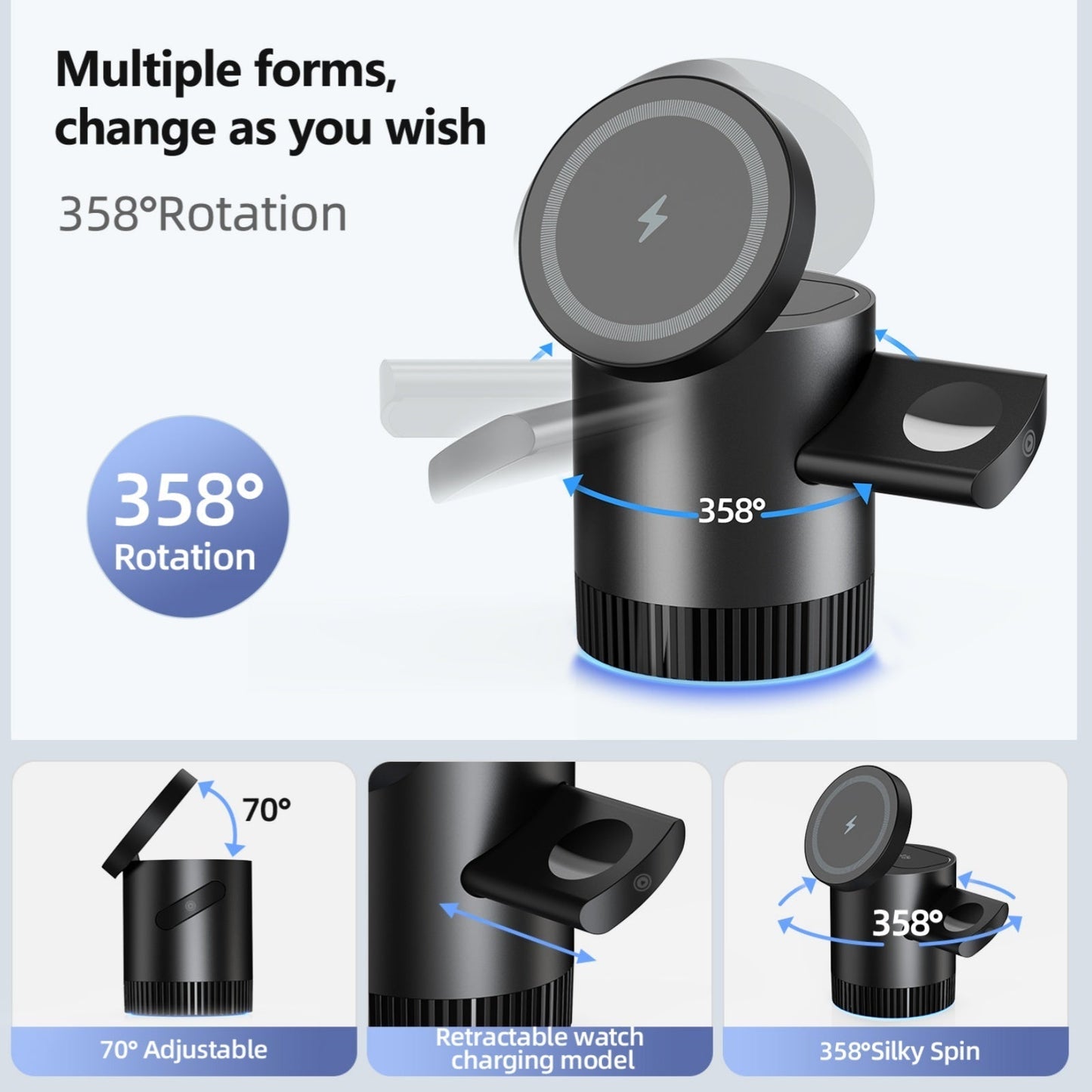 3 in 1 Magnetische Lade Station