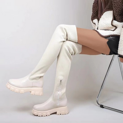 Isla - Elegante Stiefel bis zum Oberschenkel