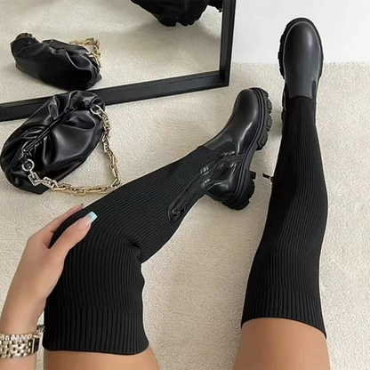 Isla - Elegante Stiefel bis zum Oberschenkel